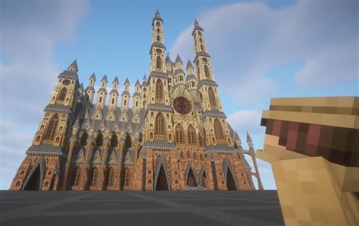 【MC 转 建筑】建筑了有史以来我建过的最大教堂