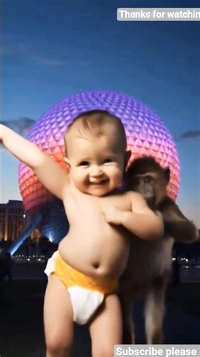 #monkey #babydance #cutebaby #funnyanimals #trending #dancevideo #funnyvideo #viraldance