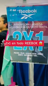 7.4K views · 74 reactions | 2X1 EN TODO TEXTIL REEBOK  PROMO DE LOCURA 勞 EN FRITZ SPORT  #fritzsport #tualiadoparaelexito #distribuidorautorizado #zapatillas #textil #original #2x1 #textilreebok #parati #fyp #productos #alpormayor #promociones #descuentos #oportunidad #unica #tendencia #viral #cercadodelima | Fritz Sport | Facebook