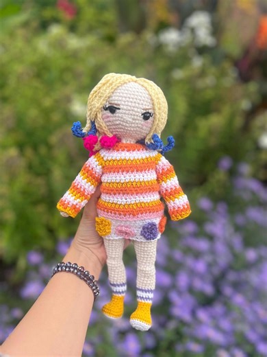 Werewolf School Girl Crochet Doll - Etsy UK