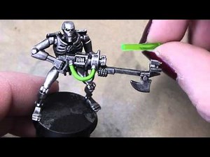 How to paint a Necron Warrior