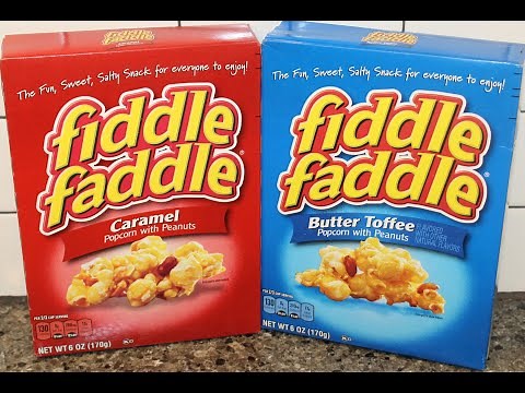 Fiddle Faddle Popcorn with Peanuts: Caramel & Butter Toffee Review