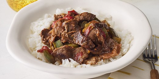 Slow Cooker Pepper Steak