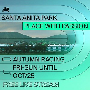 36K views · 466 reactions | Now We Ride! Watch live as the Santa Anita Autumn Meet continues Friday through Sunday until October 25th! | Santa Anita Park | Facebook