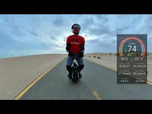 How to recover from high speed wobbles on electric unicycle (80kph +)