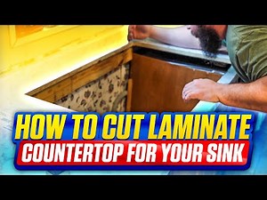 How to Cut a Laminate Countertop for a Sink (NO ROOM FOR MISTAKES)