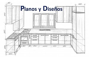 Planos y diseños de cocinas empotradas   Regalo 50 modelos en un PDF