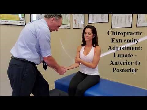 Chiropractic Extremity Adjustment: Lunate - Anterior to Posterior