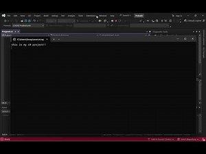 How to Create and Run a C# Console Application in Visual Studio | ConsoleApp (.NET Framework)
