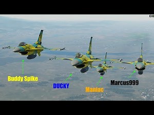 DCS F-16 formation Flight