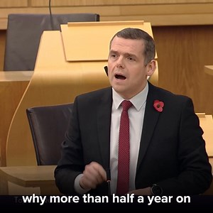 More than six months after losing in court to forwomen.scot, the SNP still haven’t paid the costs they owe. When I asked the Minister why, she said she didn’t know👇🏻 | Douglas Ross MSP
