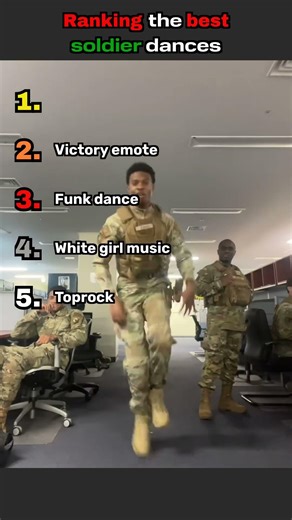 Ranking the best soldier dances🤳🕺 #ranking #military #dance #soldier