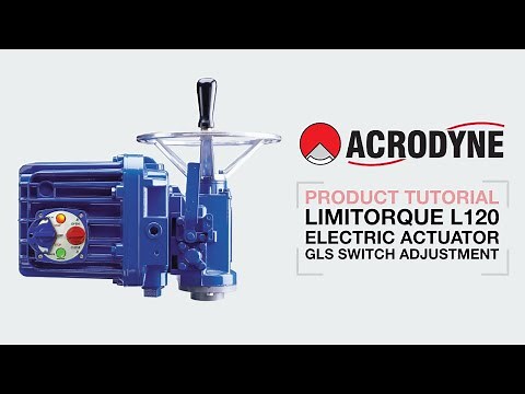 Limitorque L120 Electric Actuator GLS Limit Switch Adjustment