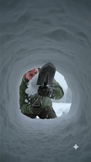 How to Build a Snow Shelter | #snow #snowshelter #survival