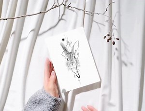 Minimalist Rabbit Line Art Print – Modern Animal Wall Art, Abstract Bunny Drawing, Scandinavian Poster, Printable Digital Download - Etsy Australia