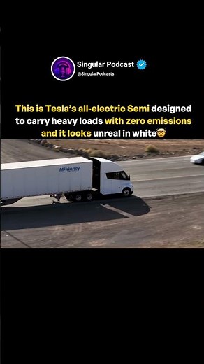 This Tesla Semi Looks INSANE in White 😳 All-Electric Truck