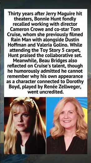 Jerry Maguire 30th Anniversary Retrospective: Cast Members Share Memories #JerryMaguire #BonnieHunt