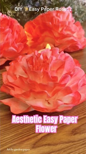 Making a peony flower | making a peony flower in the easiest technique| how to make a peony flower🌹