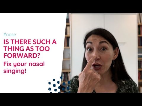 No more NASAL singing! Exercise to fix nasal voices