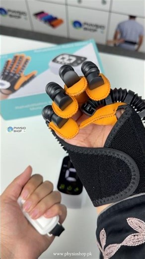 Robotic Hand Glove for the Rehabilitation of Stroke Patients. #physioshop #handrehabilitation