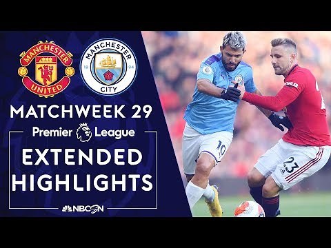 Manchester United v. Manchester City | PREMIER LEAGUE HIGHLIGHTS | 3/8/2020 | NBC Sports