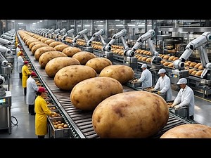 Inside a Potato Chip Factory — Complete Production Tour: From Potatoes to Crispy Chips”