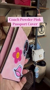Coach Powder Pink Passport Cover #passport #coach