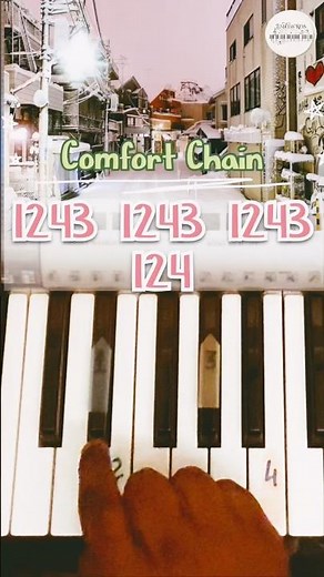 Comfort Chain Piano Tutorial - Perfect for Beginners #shorts #piano #tutorial