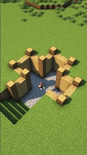 Minecraft Easy Underground Base🏠 #shorts
