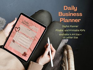 Daily Planner, Fillable Planner, Daily Planner Printable, Canva Planner Template - Etsy Australia