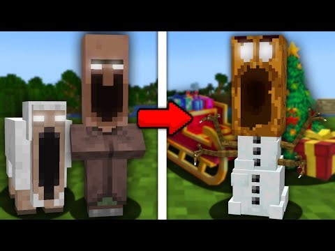 I'm making Minecraft horror mobs for Christmas...