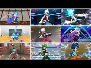 All Left Hand Launches in Beyblade Burst From Season 1-7