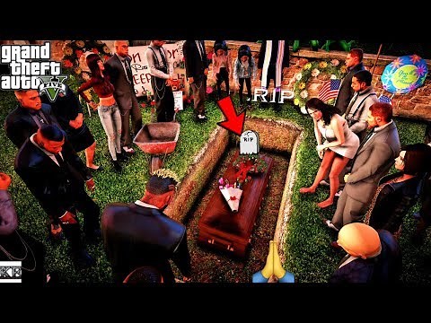 GTA 5 -*New* Franklin's Girlfriend Mia Funeral 😢🙏 (GTA 5 Real Life Family Mods #4)