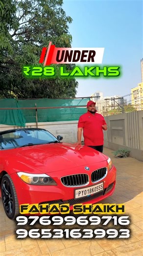 Jackpot Cars on Instagram: "🚘 *BMW Z4 sDrive 35i MSPORTS | AUTOMATIC PETROL | CONVERTIBLE* *Performance • Style • Open-Top Driving* 📅 2011 Model 👤 Second Owner 🛡️ Insurance Valid 📍 33,000 Miles Done 🚘 Tyres 70% 📄 PY-01 Pondicherry (Puducherry) Registered 🔢 *VIP Number: 0555* 🎨 *White Colour (Wrapped in Red)* 🎵 *Aftermarket Pops & Bangs Installed* ✨ Super Immaculate Condition ✅ No Work Required — Ready to Drive ⭐ *Key Features & Highlights* • 3.0L Twin-Turbo Petrol Engine • Smooth Autom