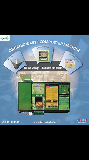 ♻️ India’s Best OWC Machine | Convert Waste into Gold in Minutes! 🌱 --- Turn your kitchen & organic waste into compost within hours! Kelvin’s OWC Machine — smart, fast, and eco-friendly solution for a cleaner planet 🌍💚 #WasteToCompost #OWCMachine #OrganicWasteComposter --- OWC machine, organic waste composter, waste to compost machine, food waste composting, best OWC in India, automatic composting machine, kitchen waste composter, Kelvin OWC, organic waste management, waste recycling machine,