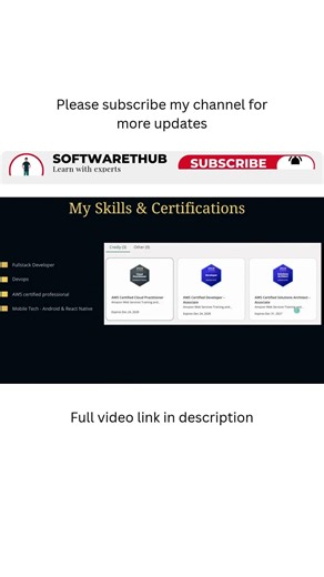 My AWS Certification Roadmap! 🚀 #AWS #CareerGrowth