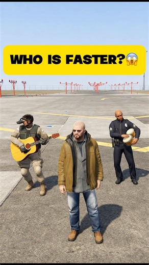 Military vs Cop Who is Faster? In GTA 5😱 #shorts #gta5 #gta5gameplay