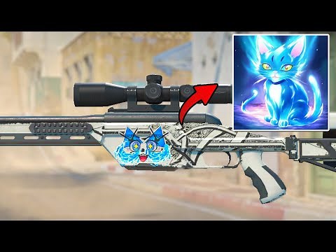 THIS NEW BLUE KAWAII CAT CRAFT IS INSANE🔥- How to Craft BLUE KAWAII CAT in CS2 -BEST COMBO STICKER🔥