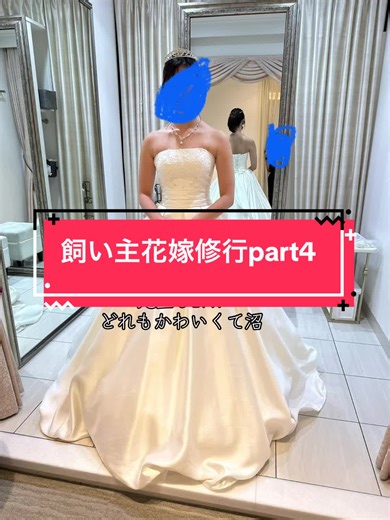 #フェレットの飼い主 #飼い主のオフ #ウェディングドレス #ドレス選び #ドレス迷子 #タカミブライダル #takamibridal