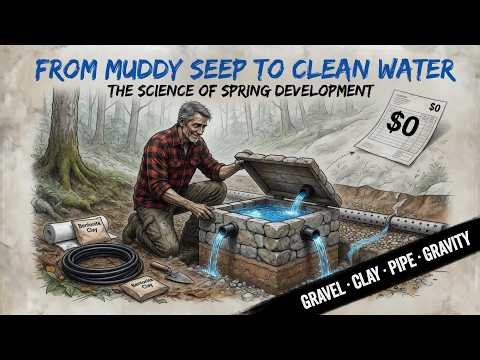 The Science of Spring Development — How to Turn a Muddy Seep Into a Clean Reliable Water Source Usin