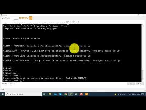 How to configure root guard on Cisco packet tracer