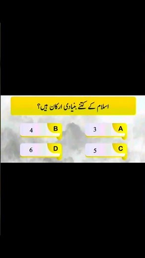 Islamic Questions | How many basic pillars are there in Islam?