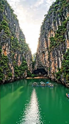 🌊 Ha Long Bay, Vietnam 🇻🇳 | The Bay with 1,600 Limestone Islands! 😍 #Shorts