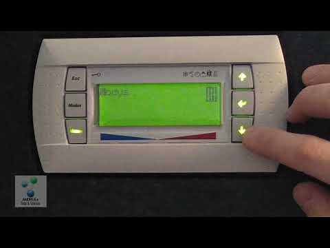 Heat pump (Dimplex) - Quick start guide: Operation / Temperature / Circulation / Disinfection...