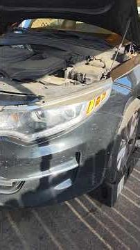 crashed 2018 Kia optima