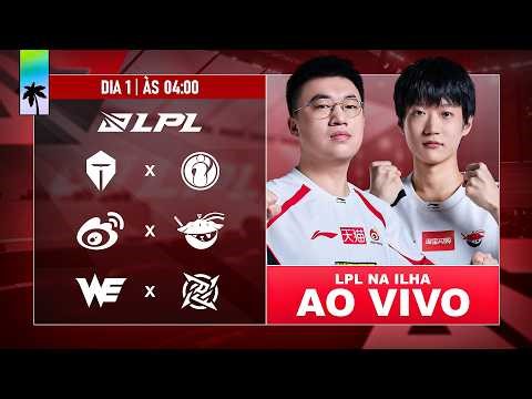 Live completa: TES x IG | WBG x AL | WE x NIP | LPL - Dia 1 | ILHA DAS LENDAS