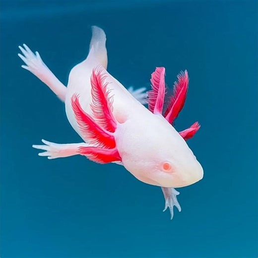 1.2.6.Axolotl: "White Albino Axolotl"