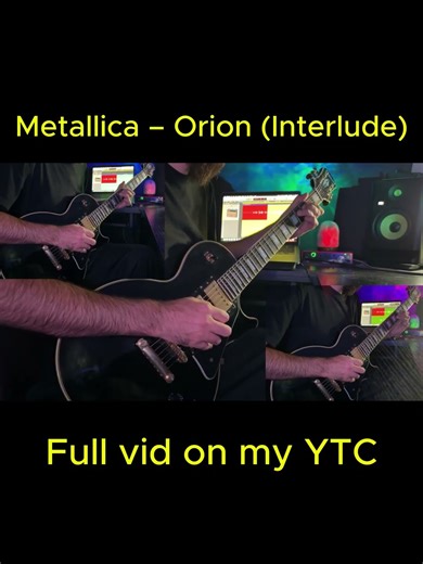 This Metallica Interlude Is Pure Magic 🎸#metallica#orion#guitar#metal#shorts