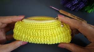253K views · 10K reactions | DIY Tutorial - How to crochet zip bag - Step by step. Incredible ideal! How to crochet zip bag. Easy DIY at home. #diy #crochet #crochetzipbag #crochetgift | Crochet & Crafts Therapy | Facebook