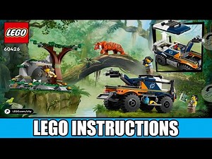 Complete LEGO 60426 Instructions: All Books - Jungle Explorer Truck